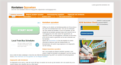 Desktop Screenshot of kentekenopzoeken.net